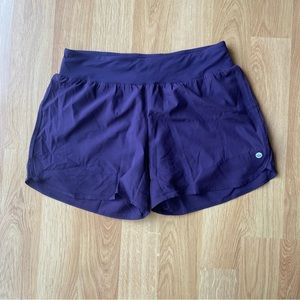 Senita Women's Lined Swift Shorts (5 in. inseam) Size Large Purple